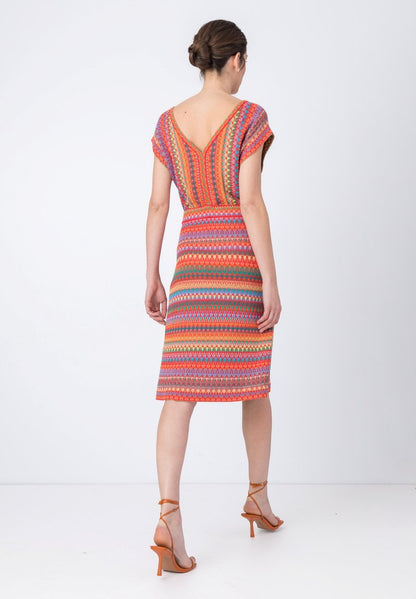  Strickkleid - Red
