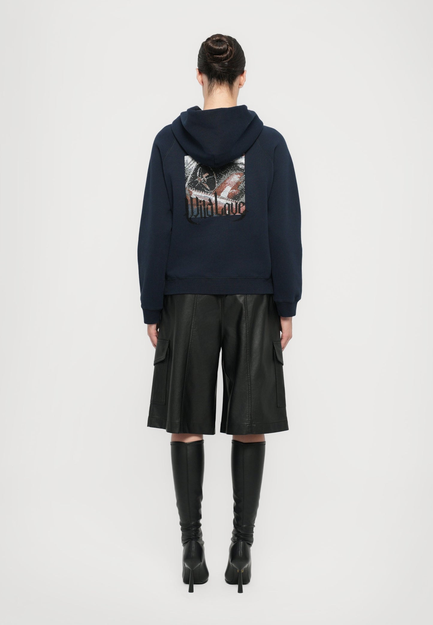 Zadig & Voltaire GEORGY PHOTO RIDE STRASS - Sweatshirt - Encre