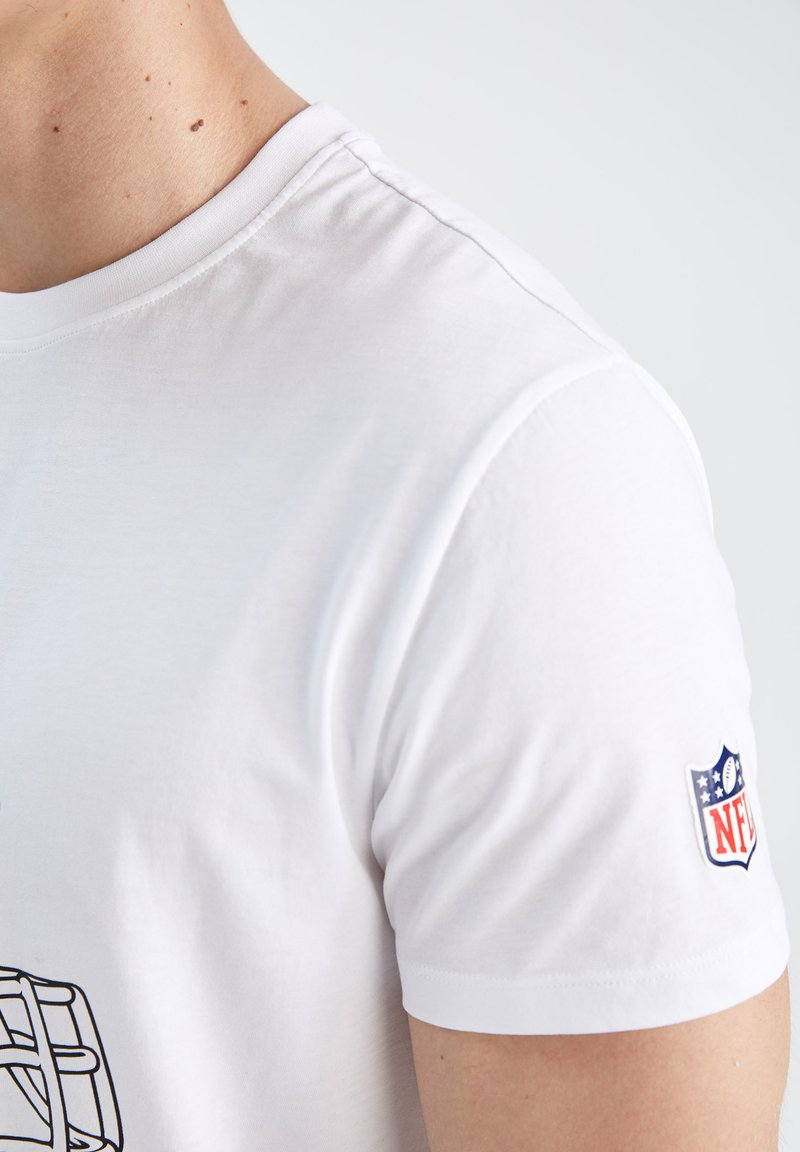 DeFacto KANSAS CITY CHIEFS REGULAR FIT - T-Shirt Print - White