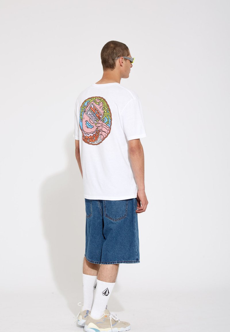 Volcom CONNECTED MINDS BSC SST - T-Shirt Print - White