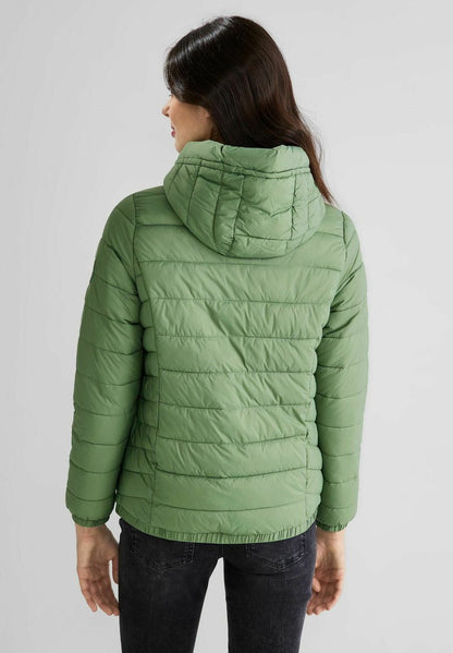 STREET ONE KURZE MIT ZIPPER - Winterjacke - Grün