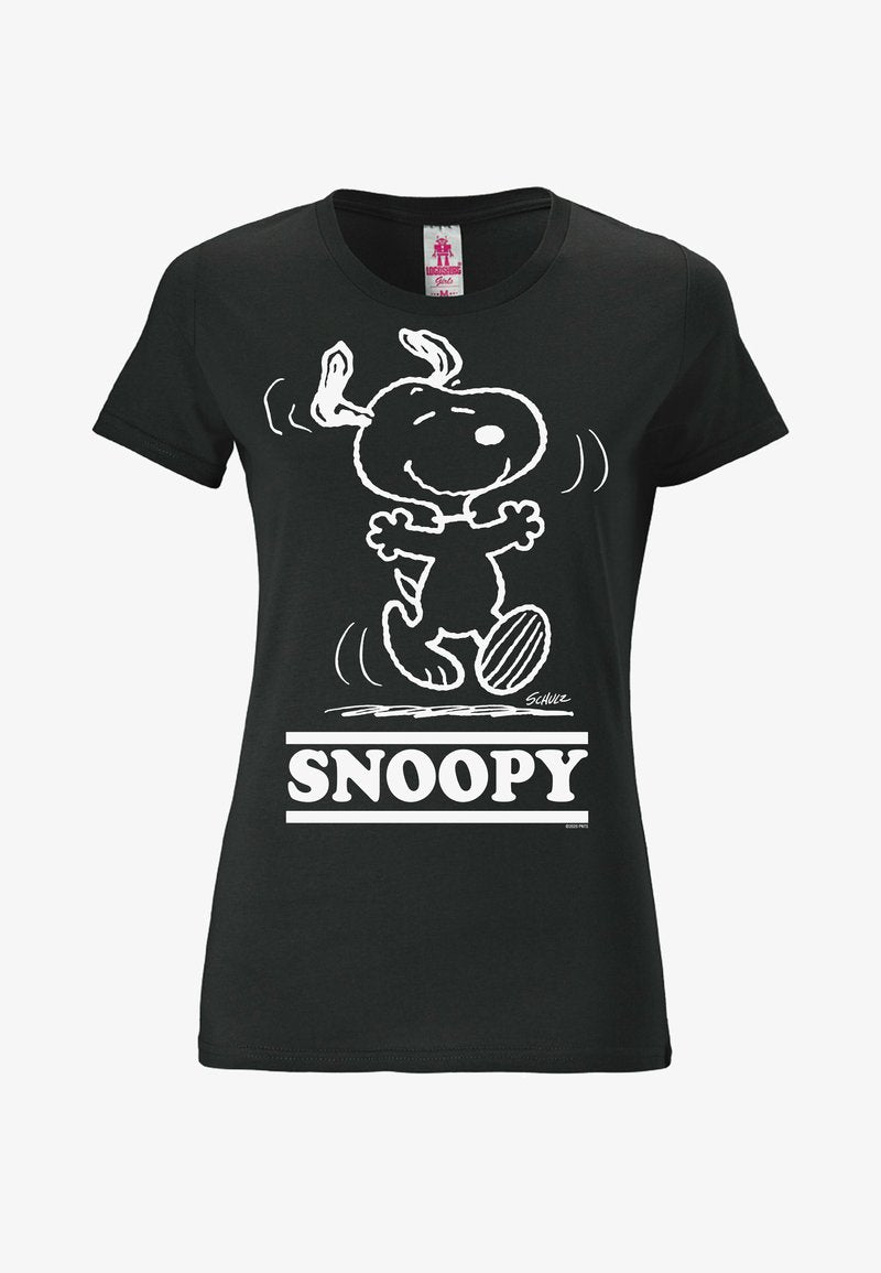 Logoshirt SNOOPY HAPPY - T-Shirt Print - Schwarz