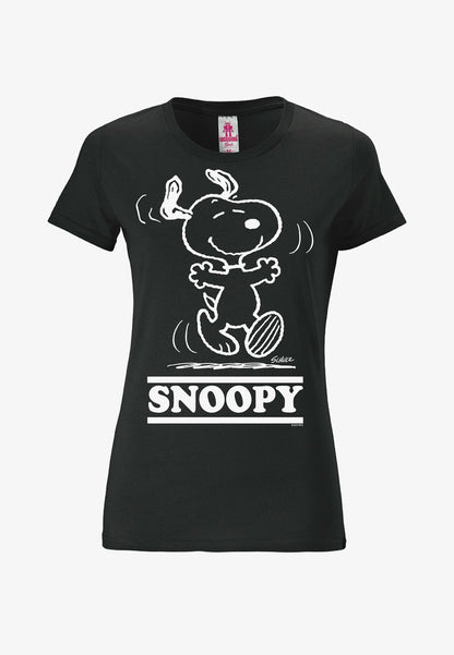 Logoshirt SNOOPY HAPPY - T-Shirt Print - Schwarz