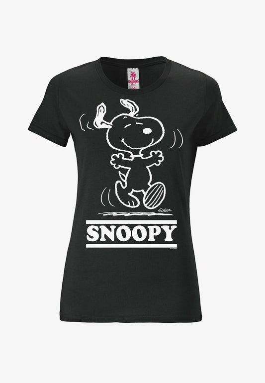 Logoshirt SNOOPY HAPPY - T-Shirt Print - Schwarz