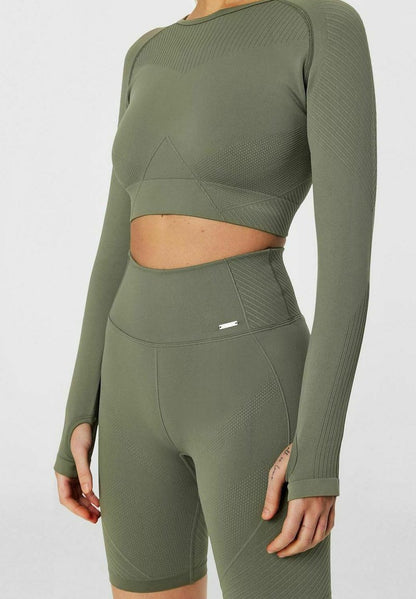  MOTION SEAMLESS BIKER - Shorts - Olive