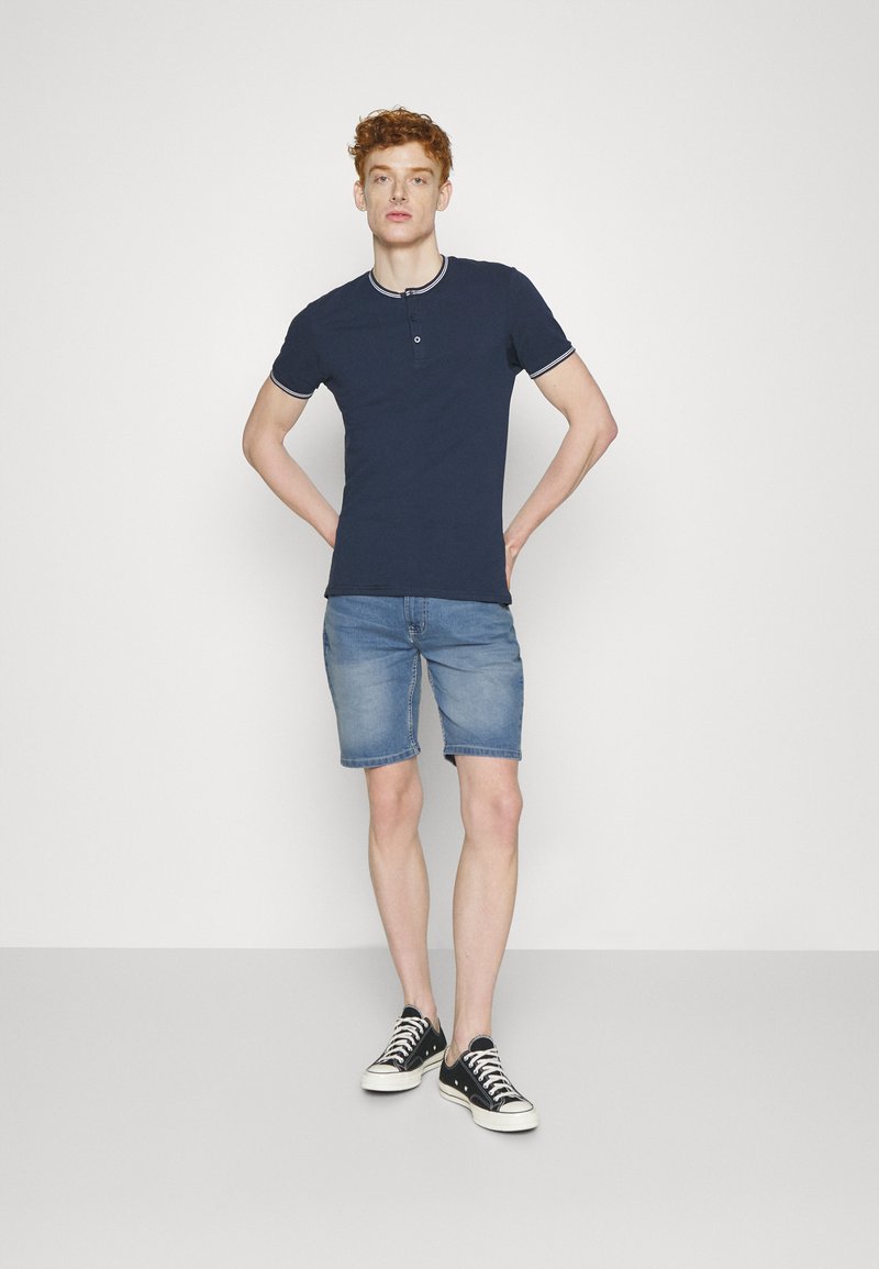 Denim Project FIT - Jeans Shorts - Light Blue Stone Wash