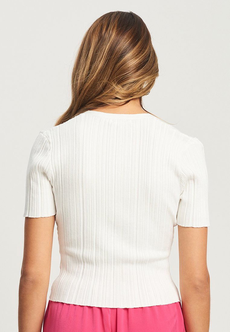 Tussah ESMAE - Strickjacke - White