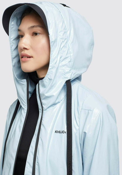 Khujo SOMIA - Regenjacke / Wasserabweisende Jacke - Hellblau