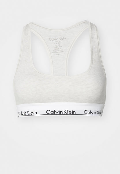 CALVIN KLEIN UNDERWEAR UNLINED BRALETTE ICON COTTON MODAL - Bustier - Black