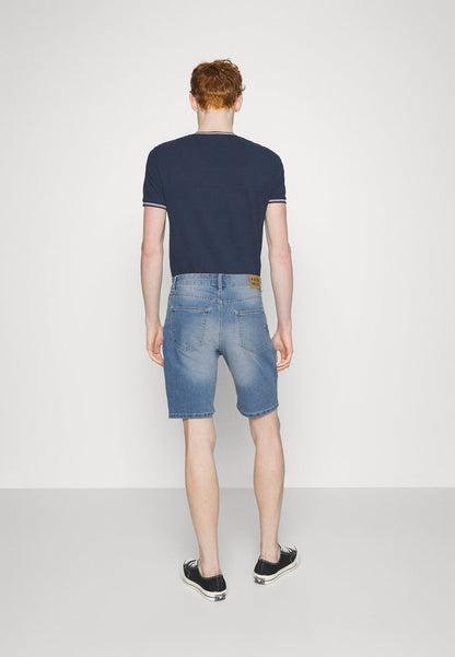 Denim Project FIT - Jeans Shorts - Light Blue Stone Wash