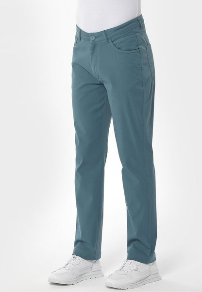  GARMENT DYED REGULAR FIT - Stoffhose - Petrol Green