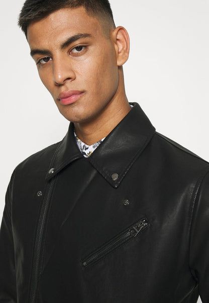Only & Sons ONSAKSEL BIKER JACKET - Kunstlederjacke - Black