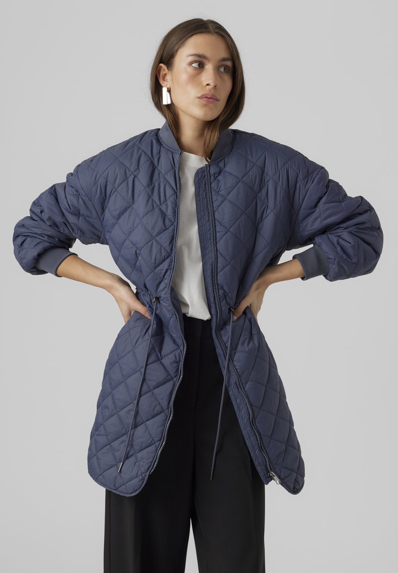 Vero Moda MANTEL - Kurzmantel - Ombre Blue