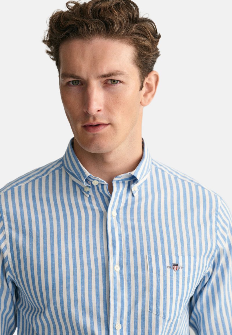 Gant REG STRIPE - Hemd - Blue
