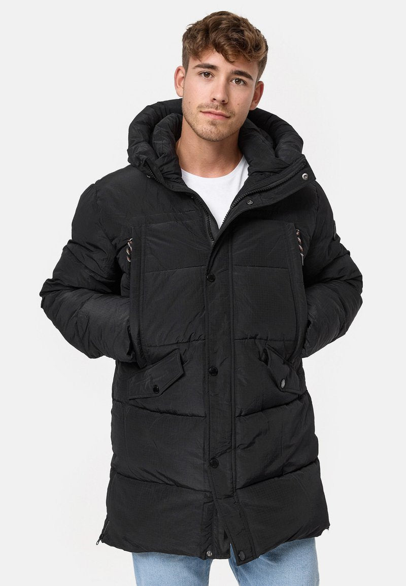 Indicode Jeans KASPER - Wintermantel - Black