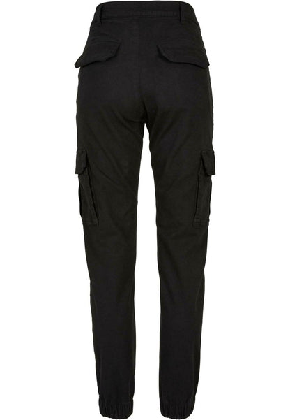 URBAN CLASSICS TWILL UTILITY - Cargohose - Black