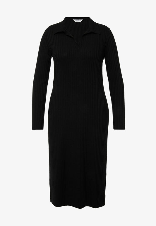  MANCHES LONGUES - Jerseykleid - Noir