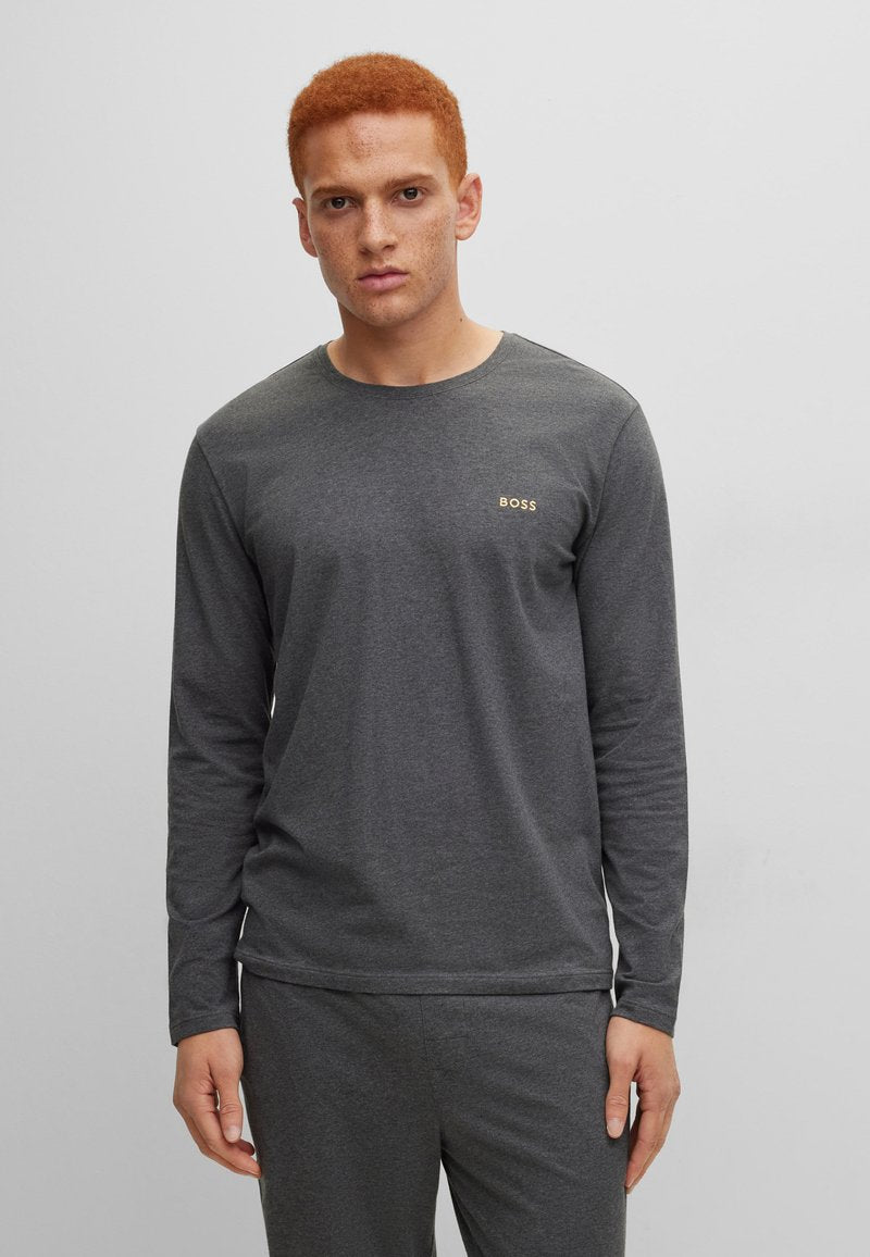 Boss MIX MATCH - Nachtwäsche Shirt - Charcoal