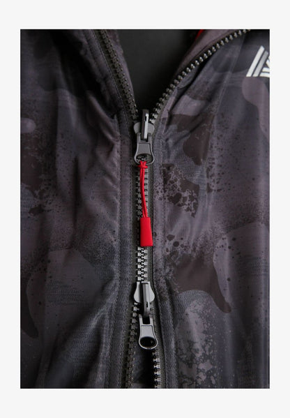 Next SWIM CHANGING - Wintermantel - Grey Camo Print