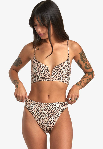 RVCA MEOW COUPE CHEEKY - Bikini-Hose - Java