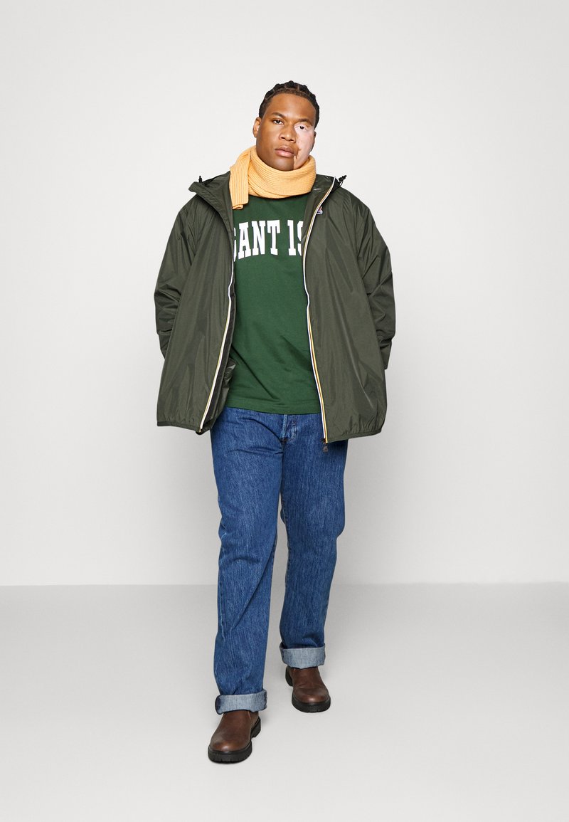 K-Way PLUS LE VRAI CLAUDE UNISEX - Kurzmantel - Green Blackish