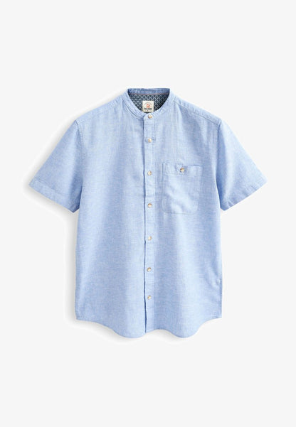 Next BLEND WITH GRANDAD COLLAR STANDARD - Hemd - Oatmeal