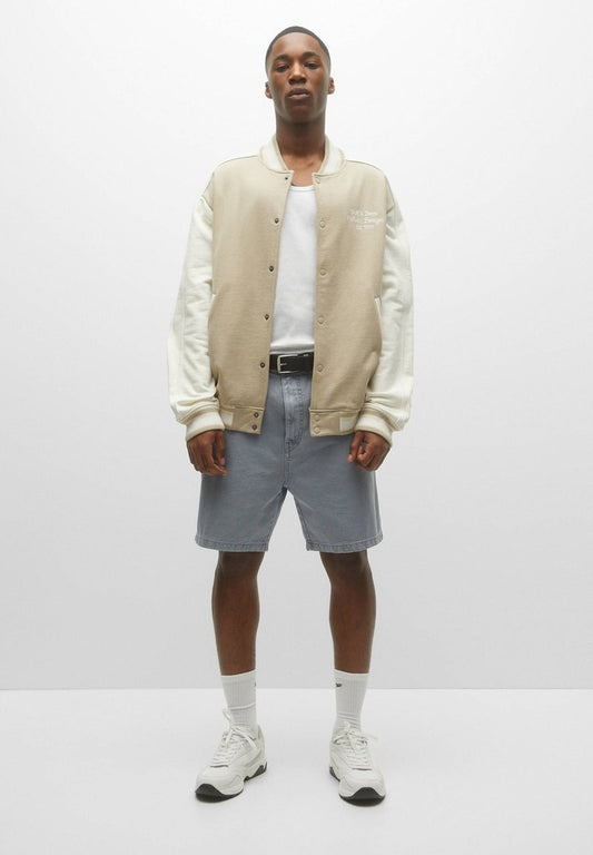 PULL & BEAR VARSITY - Bomberjacke - Sand