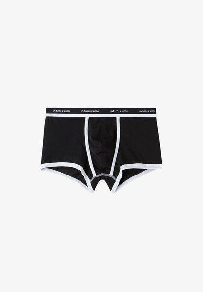Intimissimi AUS SUPIMA® NATURAL FRESH MIT LOGO - Boxershorts - 0j Blu Notte Grigio Mel Chiaro