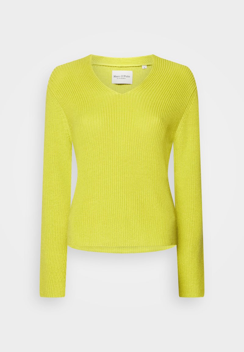 Marc O'Polo LONGSLEEVE V NECK - Strickpullover - Black