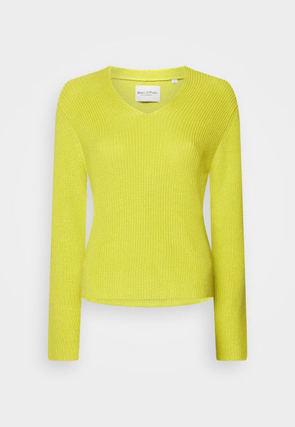 Marc O'Polo LONGSLEEVE V NECK - Strickpullover - Black