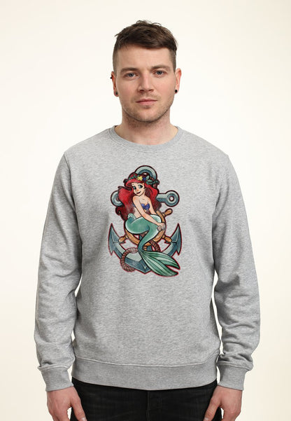 Henry Tiger THE LITTLE MERMAID ANCHOR - Sweatshirt - Heather Grey