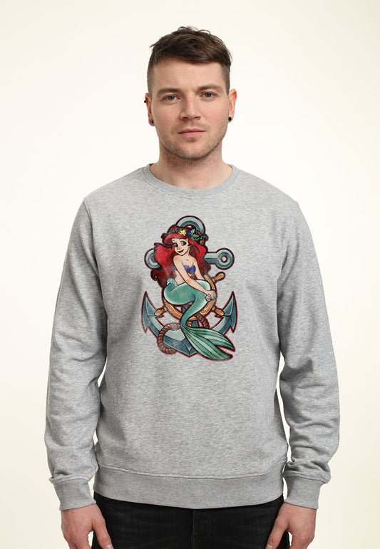 Henry Tiger THE LITTLE MERMAID ANCHOR - Sweatshirt - Heather Grey
