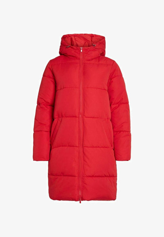 Vila PUFFER - Wintermantel - Pompeian Red