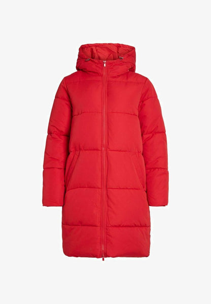 Vila PUFFER - Wintermantel - Pompeian Red
