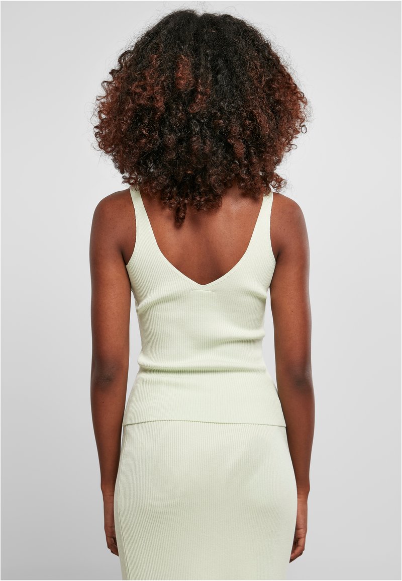 URBAN CLASSICS LADIES RIB KNIT TOP - Top - Lightmint