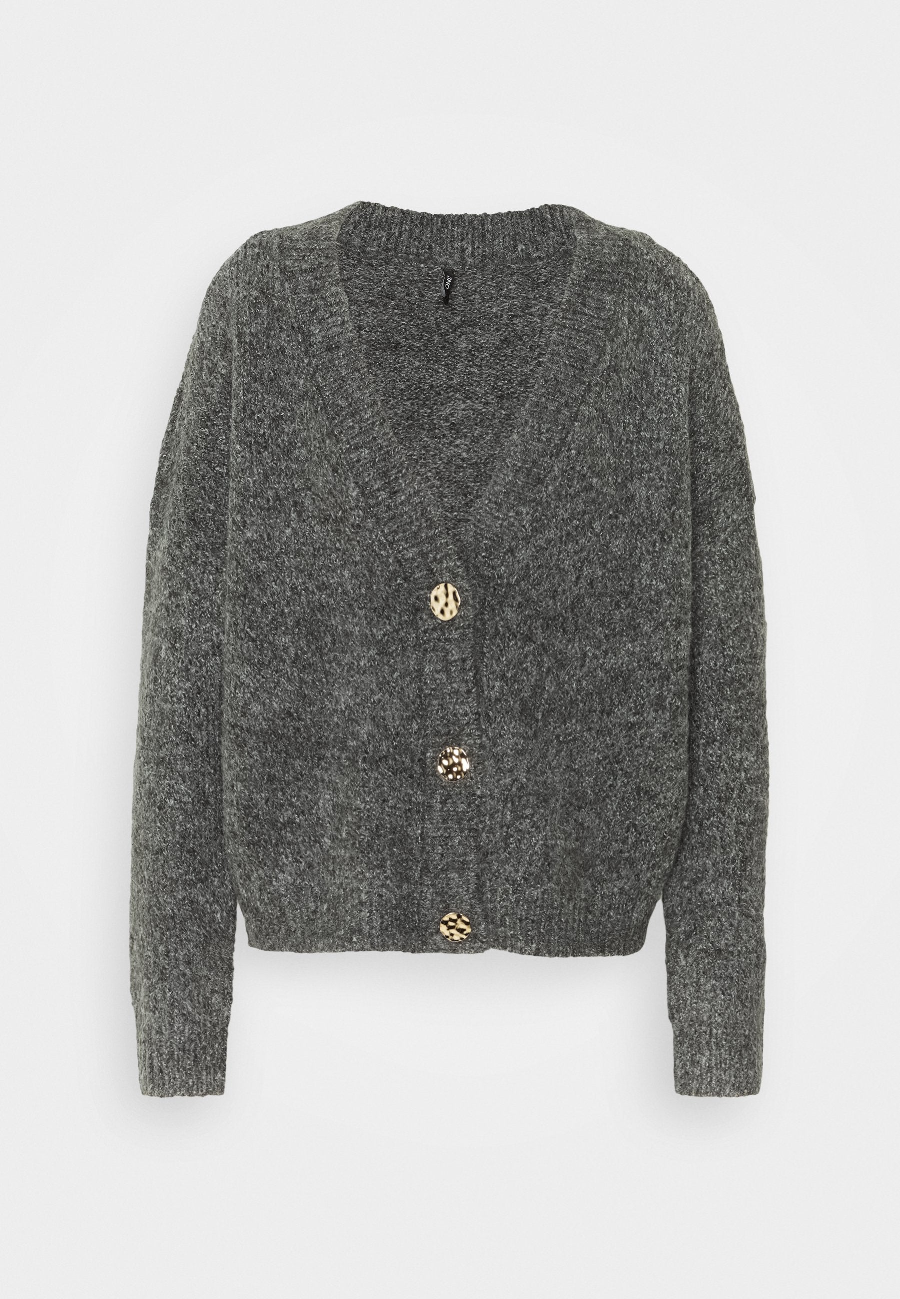 ONLY ONYZOEY CARDIGAN - Cardigan - Dark Grey Melange