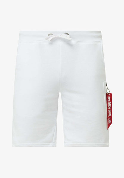 Alpha Industries MIT REISSVERSCHLUSSTASCHE - Shorts - Weiß