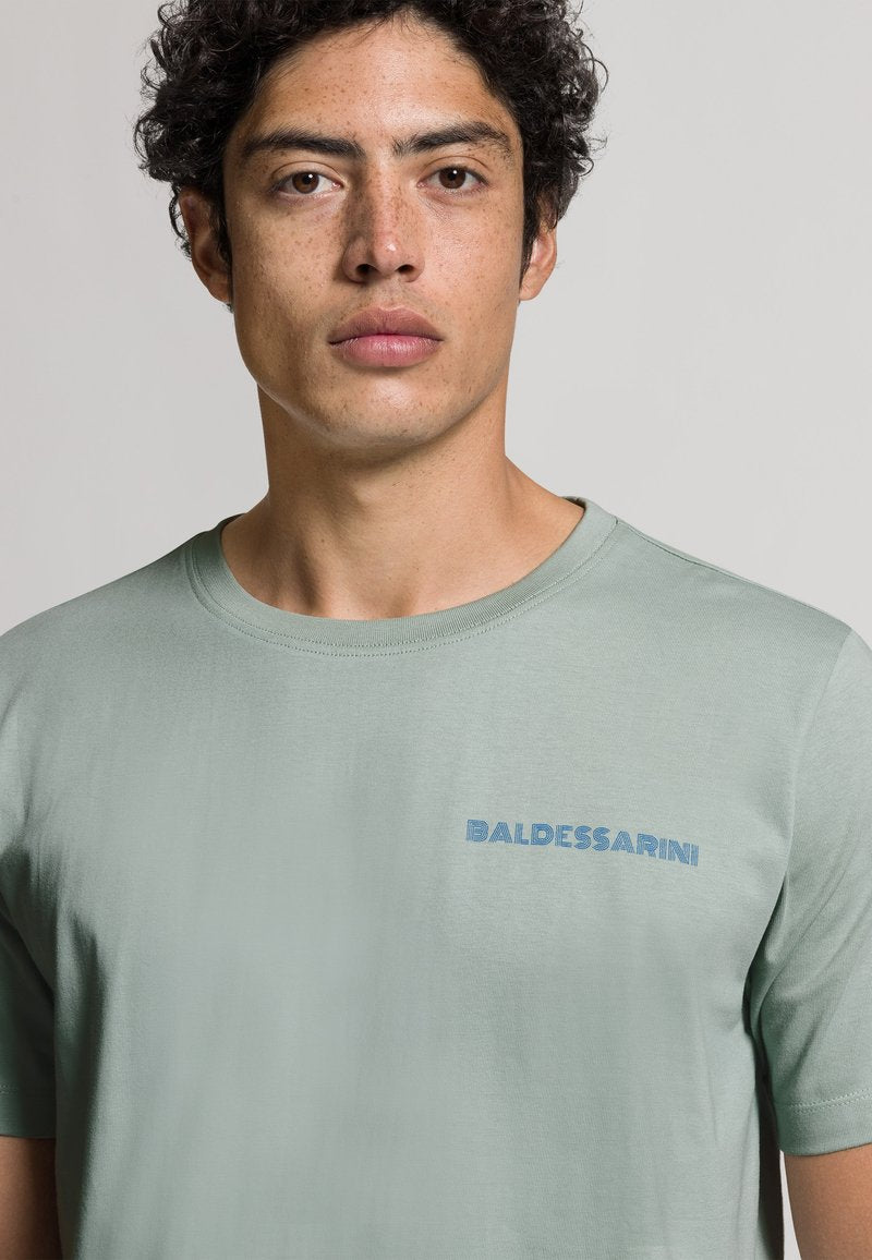 Baldessarini TEMPO - T-Shirt Print - Blue Surf