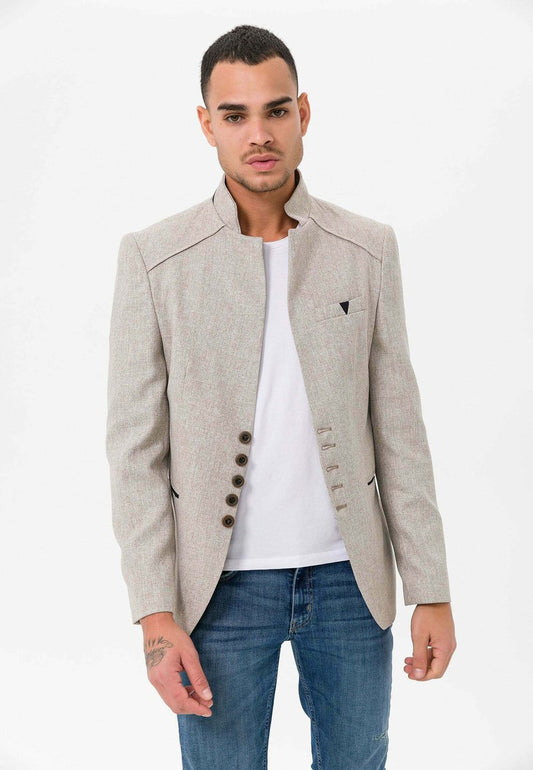  REGULAR FIT - Sakko - Beige Melange