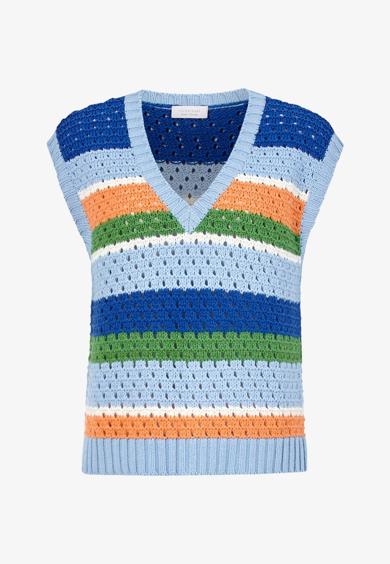 Rich&royal BUNT GESTREIFTER STRICKPULLUNDER - Strickpullover - Original