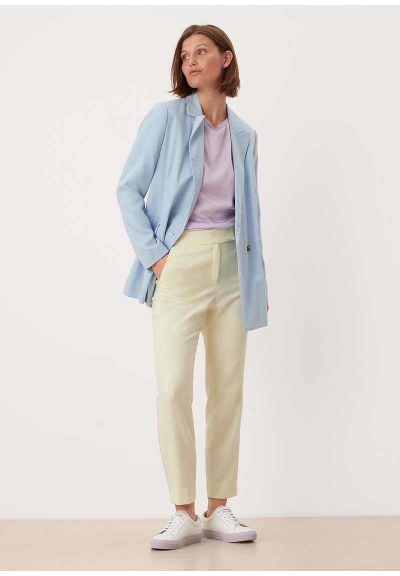 S.Oliver BLACK LABEL Stoffhose - Light Yellow