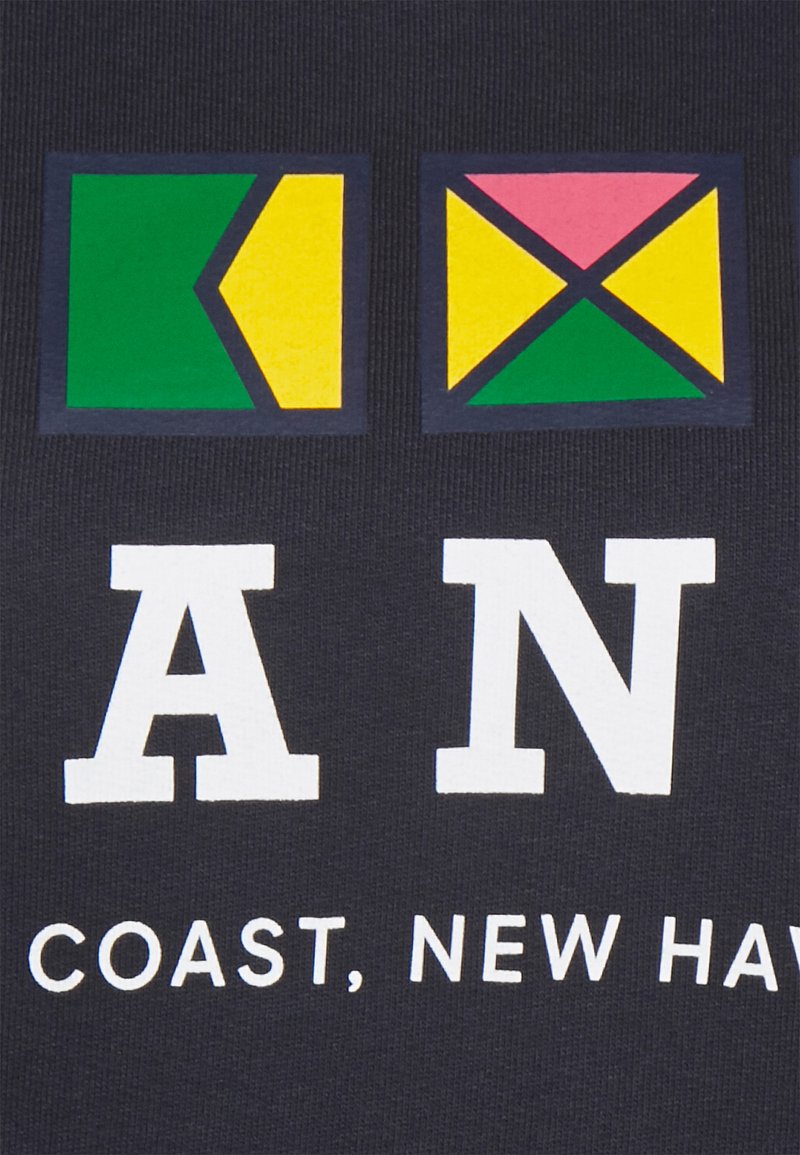 Gant FLAGS C NECK - Sweatshirt - Evening Blue