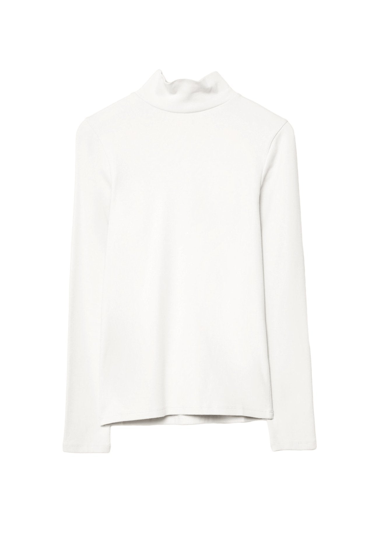 Stradivarius BASIC HIGH NECK - Long Sleeved Top - Green
