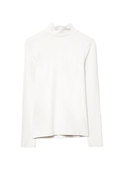Stradivarius BASIC HIGH NECK - Long Sleeved Top - Green