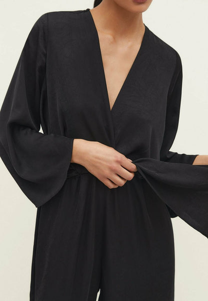 Stradivarius TEXTURED - Jumpsuit - Black