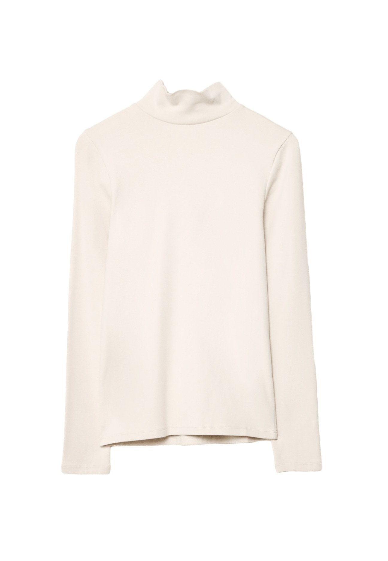 Stradivarius BASIC HIGH NECK - Long Sleeved Top - Green