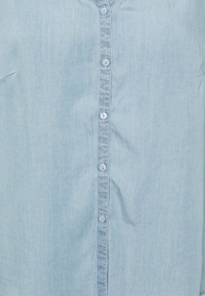 ONLY CARMAKOMA CARSEMA FALLOW LIFE SHIRT - Bluse - Light Blue Denim