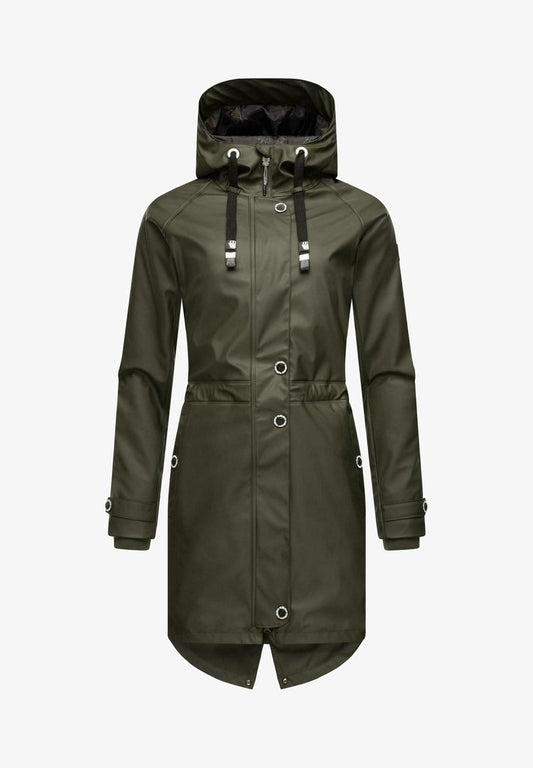 Navahoo RAINY FLOWER - Parka - Dark Olive