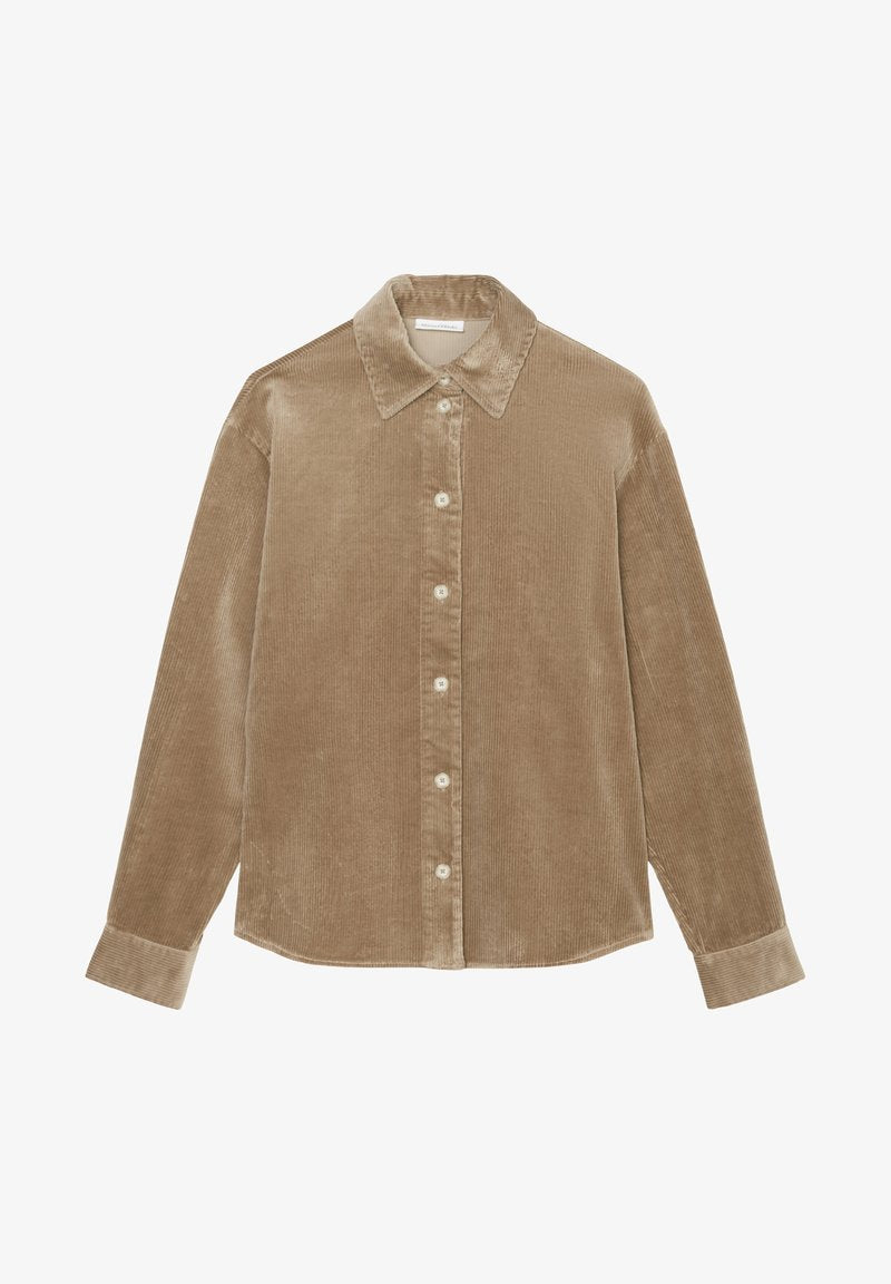 Marc O'Polo DENIM BLOUSE LONGSLEEVE - Hemdbluse - Brown Rye