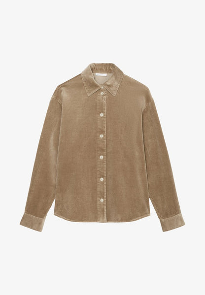 Marc O'Polo DENIM BLOUSE LONGSLEEVE - Hemdbluse - Brown Rye